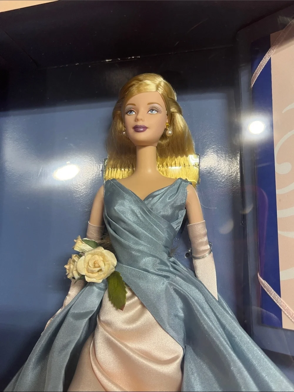 Barbie Satin Blue and Cream Grand Entrance Collector Doll